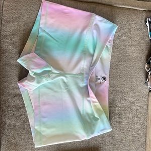Mermaid colored medium gym shorts